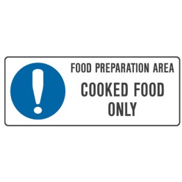 Food Preparation Cooked Food Only