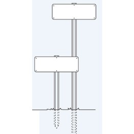 Garden And Lawn Signs - Metal Stakes