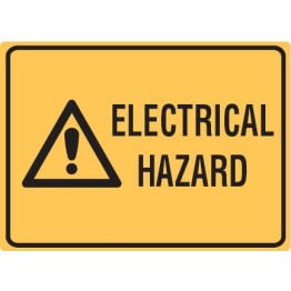 Electrical Hazard Labels 90x125 SAV Pk5