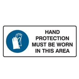 Hand Protection Must Be Worn In This Area