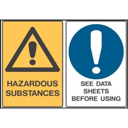 Hazardous Substances / See Data Sheets Before Using