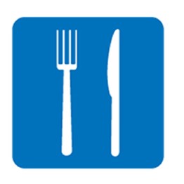 Hospital / Nursing Signs - Knife Fork Pic