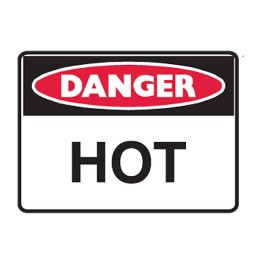 Hot - Danger Sign