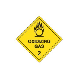 Dangerous Goods Labels & Placards - Oxidizing Gas 2