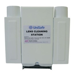 Unisafe®  Lens Cleaning Stations and Replacement Products