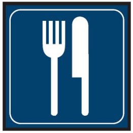 Lunch Room - Graphic Symbol Signs