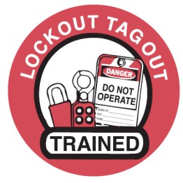 Lockout Hard Hat Labels