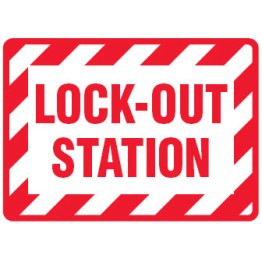 Lockout Signs - Lock-Out Station