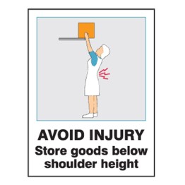 Manual Handling / Injury Avoidance Signs