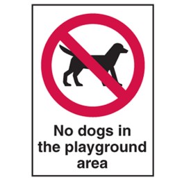 No Dogs In The Playground Area