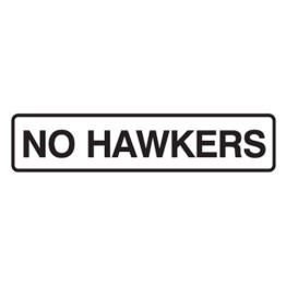 No Hawkers