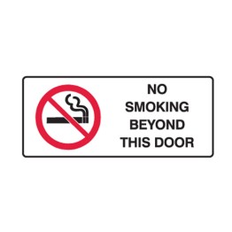 No Smoking Beyond This Door