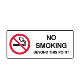 No Smoking Beyond This Point