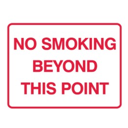 No Smoking Beyond This Point