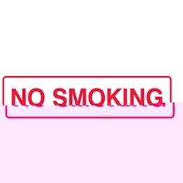 No Smoking - Mini Sign