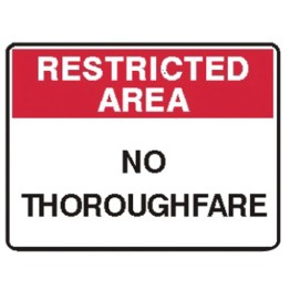 No Thoroughfare