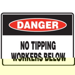 No Tipping Workers Below