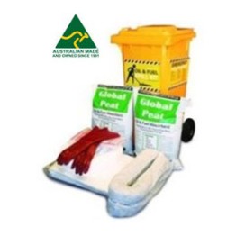 Oil & Fuel Spill Kit Small Wheelie Bin