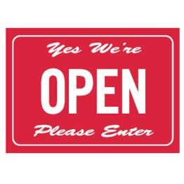 Double Sided Open/Closed Door Sign