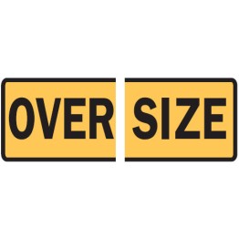 Oversize - Split 600 x 450mm Reflective Metal