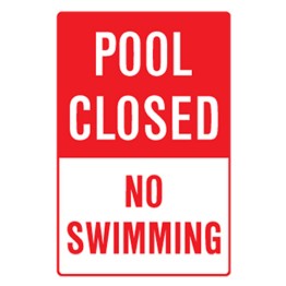 Pool Closed No Swimming