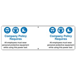 PPE Tool Tags