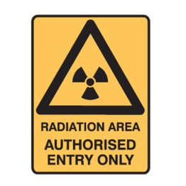 Radiation Area Authorised Entry Only