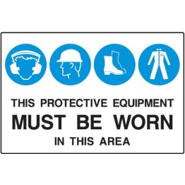 This Protective Equipment Must Be Worn