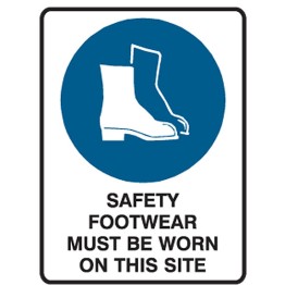 Safety Footwear Must Be Worn On This Site