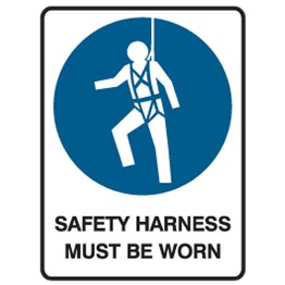 Safety Harness Must Be Worn