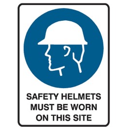 Safety Helmets Must Be Worn On This Site