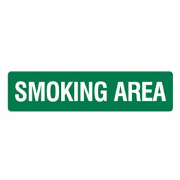 Smoking Area - Mini Sign