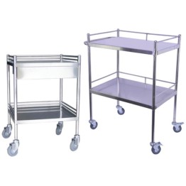 Stainless Steel Dressing Trolleys