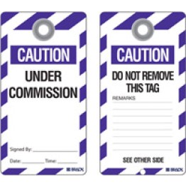 Under Commission Lockout Tags