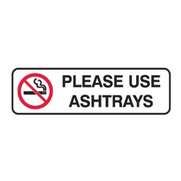 Use Ashtrays