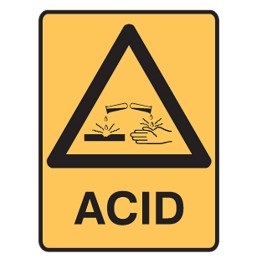 Warning - Acid