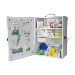 National Workplace First Aid Kit Metal Wall Mountable Large