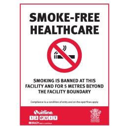 QLD SMOKE FREE HEALTHCARE 5 METRE BOUNDARY