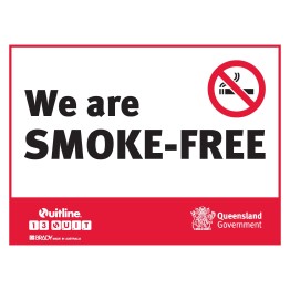 QLD WE ARE SMOKE FREE
