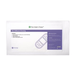 First Aiders Choice Non-Adherent Dressing, 10cm (W) x 20cm (H), Box of 50