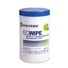 ISOWIPE Bactericidal Disinfectant Wipes, 75 Canister