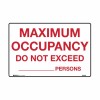 Social Distancing Sign - Maximum Room Capacity Do Not Exceed... Persons