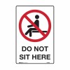 Prohibition Sign - Do Not Sit Here