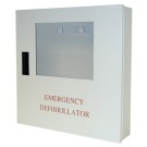 Enclosed Wall Mounted Defibrillator Cabinet with Alarm