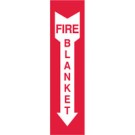 Fire Pointer Equipment Signs - Fire Blanket Arrow Down