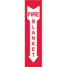 Fire Pointer Equipment Signs - Fire Blanket Arrow Down