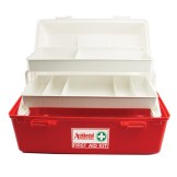 First Aid Box Two Tray Red & White Large