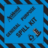 Accidental Eco-Friendly General Purpose Spill Kit Bin Label FRONT 