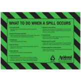 Accidental Eco-Friendly Oil & Fuel Spill Kit Bin Label SIDE 
