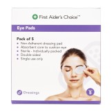 First Aider's Choice Eye Pads, Pack of 5